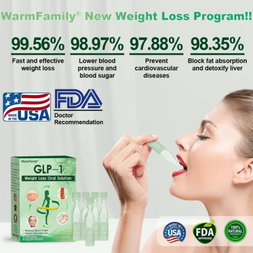 𝗪𝗮𝗿𝗺𝗙𝗮𝗺𝗶𝗹𝘆® 𝐆𝐋𝐏-𝟏 𝐒𝗹𝐢𝐦𝐦𝐢𝐧𝐠 𝐇𝐞𝐚𝗹𝐭𝐡 𝐈𝐦𝐩𝐫𝐨𝐯𝐞𝐦𝐞𝐧𝐭 𝐀𝐦𝐩𝐨𝐮𝗹𝐞 𝐃𝐫𝐨𝐩𝐬