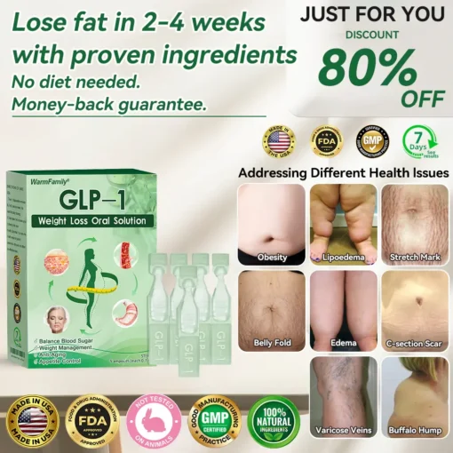 𝗪𝗮𝗿𝗺𝗙𝗮𝗺𝗶𝗹𝘆® 𝐆𝐋𝐏-𝟏 𝐒𝗹𝐢𝐦𝐦𝐢𝐧𝐠 𝐇𝐞𝐚𝗹𝐭𝐡 𝐈𝐦𝐩𝐫𝐨𝐯𝐞𝐦𝐞𝐧𝐭 𝐀𝐦𝐩𝐨𝐮𝗹𝐞 𝐃𝐫𝐨𝐩𝐬