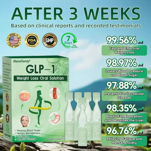 𝗪𝗮𝗿𝗺𝗙𝗮𝗺𝗶𝗹𝘆® 𝐆𝐋𝐏-𝟏 𝐒𝗹𝐢𝐦𝐦𝐢𝐧𝐠 𝐇𝐞𝐚𝗹𝐭𝐡 𝐈𝐦𝐩𝐫𝐨𝐯𝐞𝐦𝐞𝐧𝐭 𝐀𝐦𝐩𝐨𝐮𝗹𝐞 𝐃𝐫𝐨𝐩𝐬