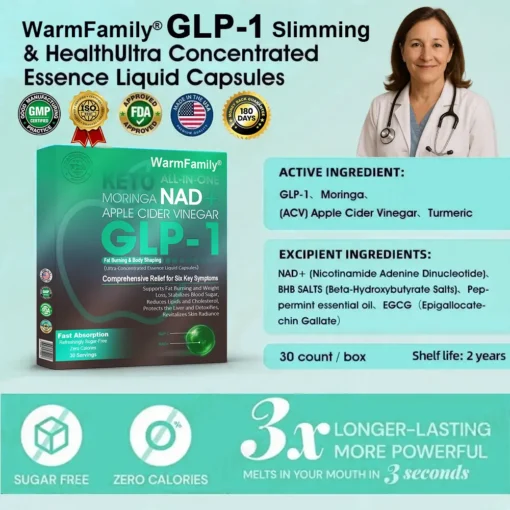 WarmFamily® GLP-1 Slimming Essence Pearls